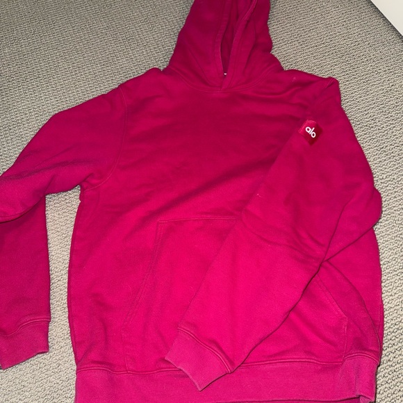 ALO Yoga Pink Hoodie - Picture 1 of 2